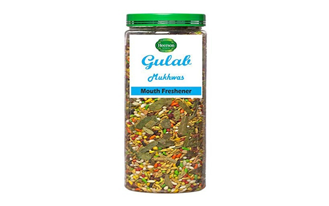 Heerson Gulab Mukhwas, Mouth Freshner   Plastic Jar  100 grams